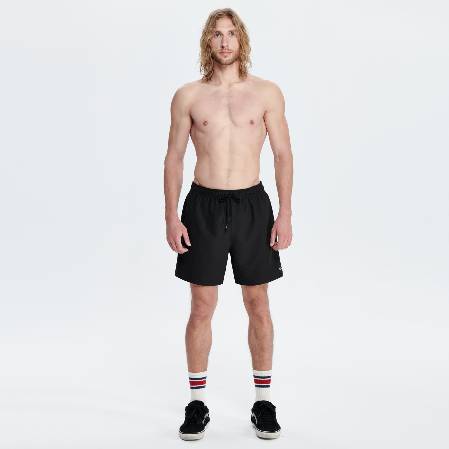 Essential Amph Mountain & Sea Volley Shorts 17" - Black