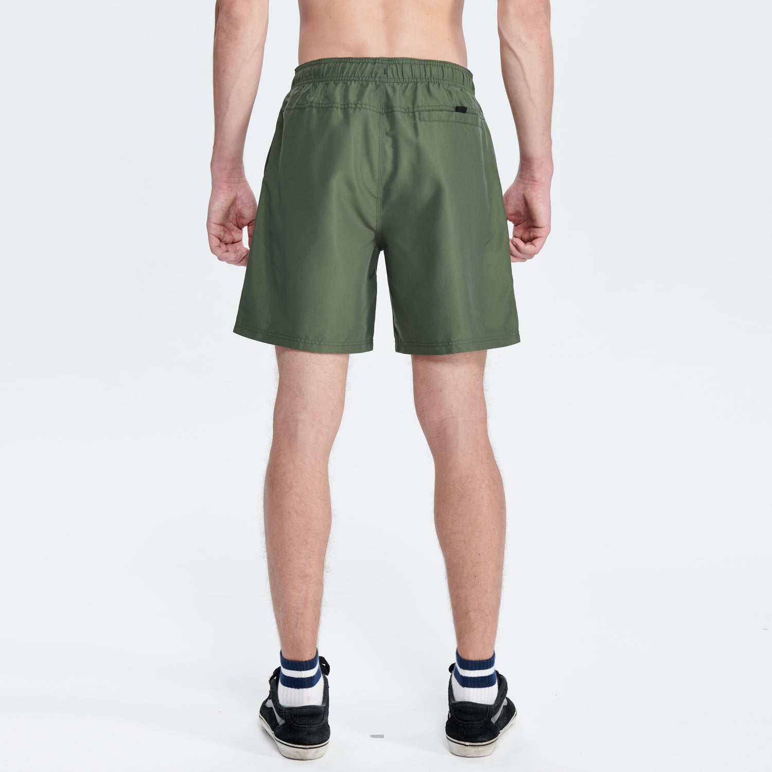 Essential Amph Mountain & Sea Volley Shorts 17" - Army Green
