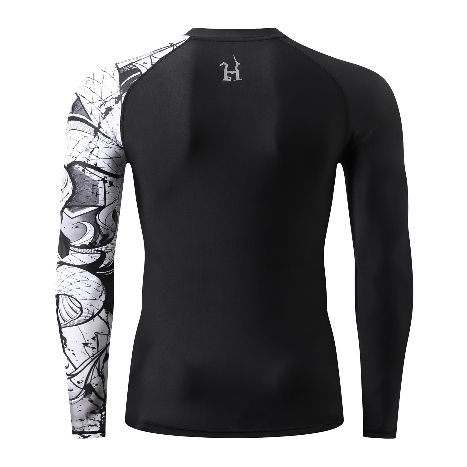 Men's Splice UV Sun Protection UPF 50+ Skins Rash Guard Long Sleeves