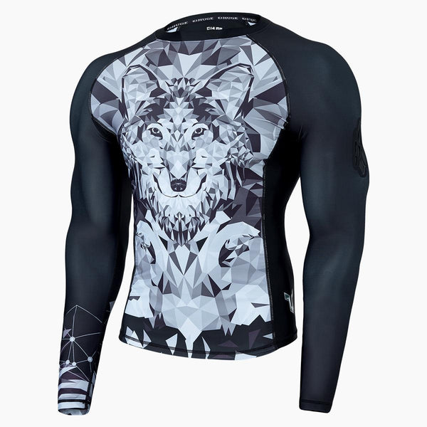 Men's Performance Fit Workout Shirt- Wolf Style | Beast Layer