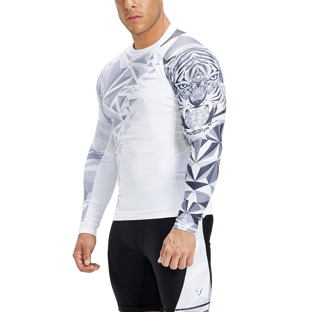 Men Rash Guard UPF50 MMA BJJ Beast Layer