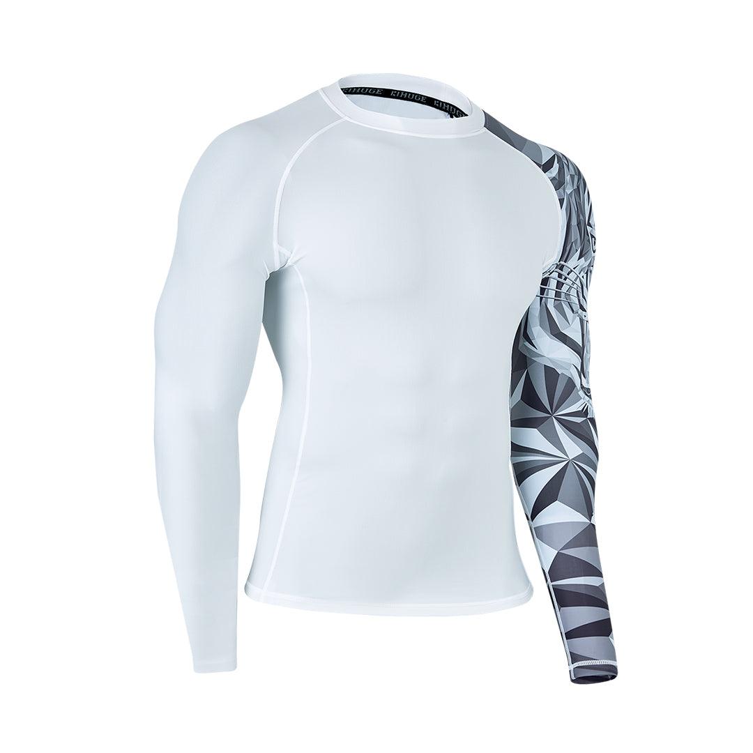 Compression Rash Guard Men Men's Rash Guard Compression Shirt丨Beast Layer