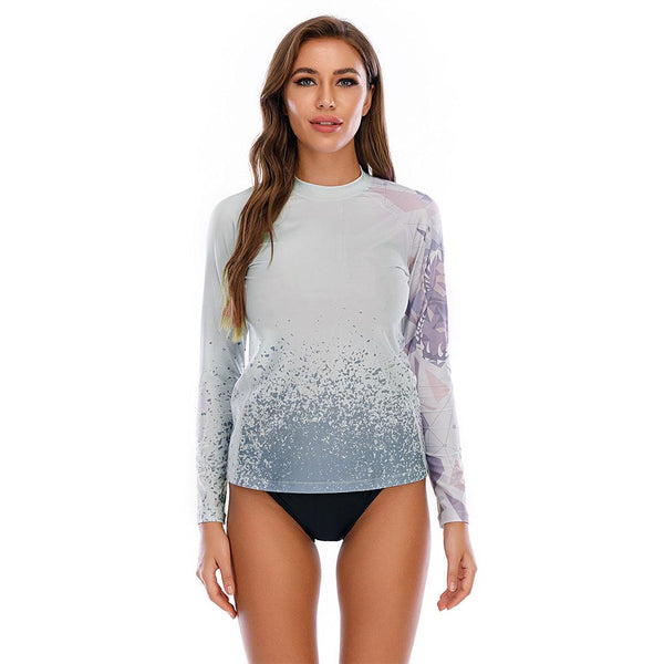 Graphic Long Sleeve Rash Guards for Women - Shark Style | Beast Layer