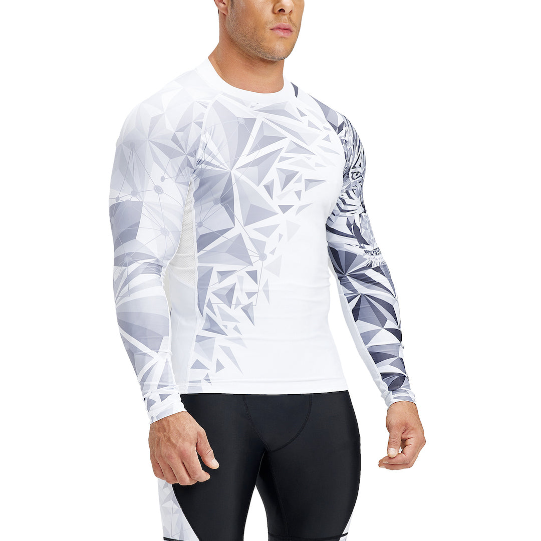Men Rash Guard UPF50 MMA BJJ Beast Layer