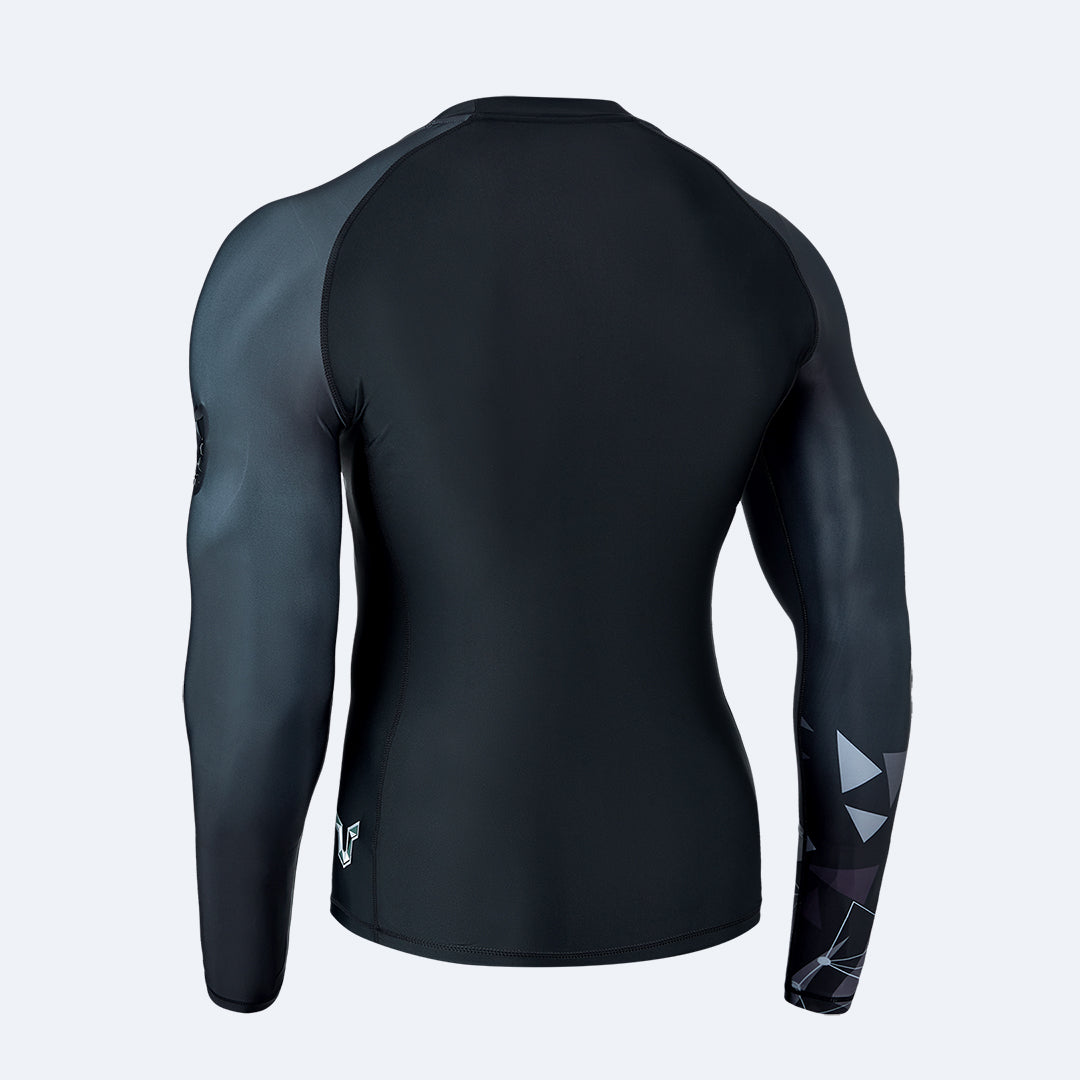 Men Rash Guard UPF50 Surf Shirt Beast Layer Base Layer