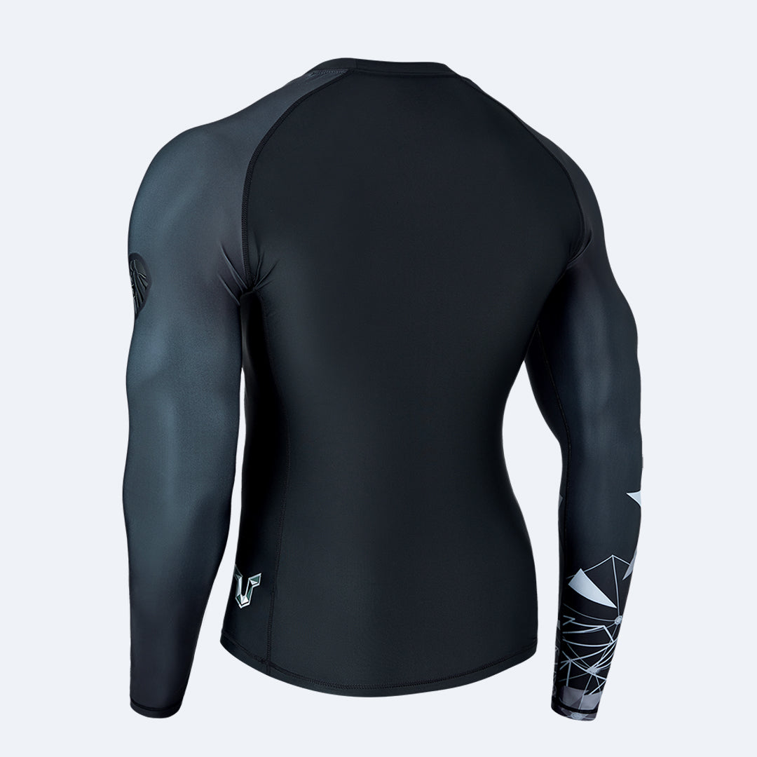 Men Rash Guard UPF50 Surf Shirt Beast Layer Base Layer