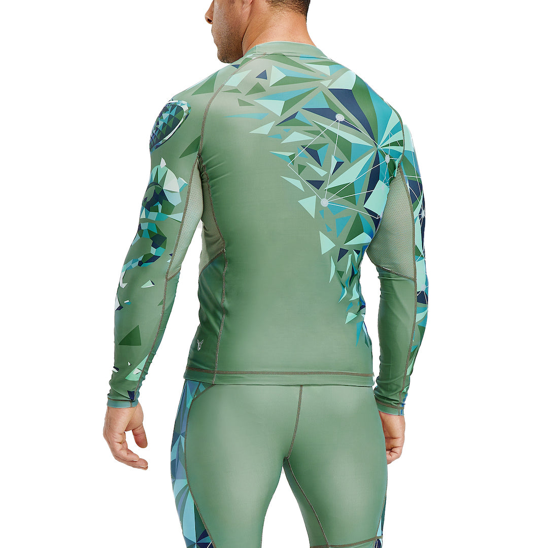 Men Rash Guard UPF50 MMA BJJ Beast Layer