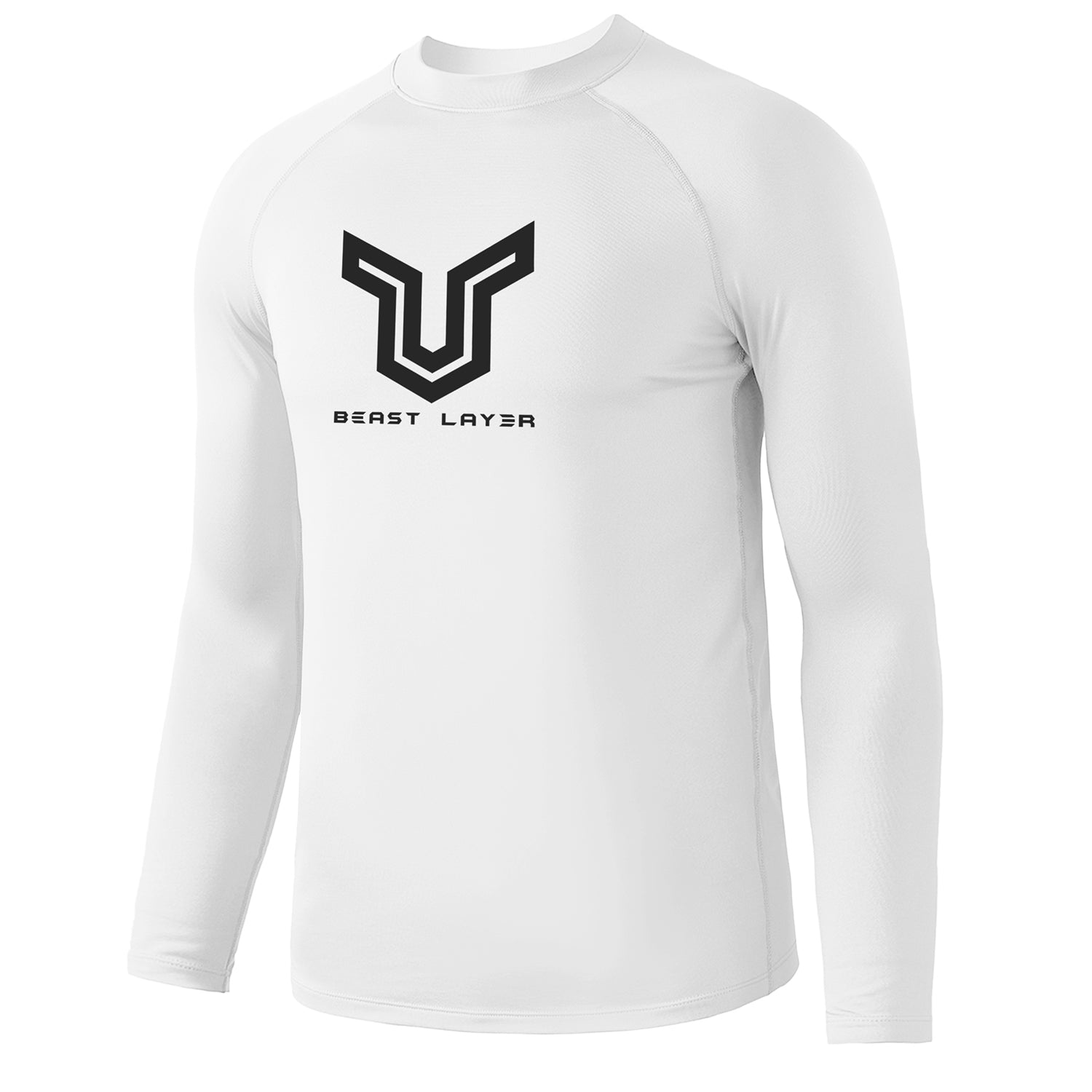 Men Surf Shirt Rash Guard White 